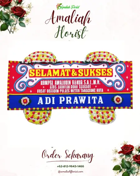 Papan Bunga Ucapan Selamat Lamper Lor